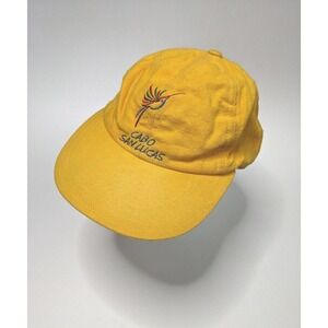 Yellow Cabo Hat Vintage Baseball Cap Cotton Cabo San Lucas Adjustable